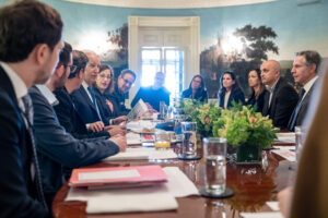 President Biden meets with families of American hostages being held captive by Hamas in Gaza.